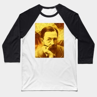 John Addington Symonds Golden Portrait | John Addington Symonds Artwork 9 Baseball T-Shirt